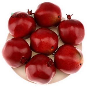 Gresorth gerçekçi yapay Pomegranet dekorasyon sahte nar meyve ev partisi mutfak Festival gösterisi