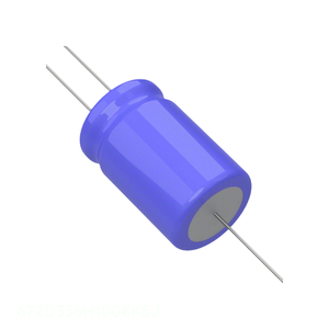 Condensador de Aluminio Original 672D336H100EK5J, 33uF 100V, Radial TH, 33uF, de Orificio Pasante - Product Image 1