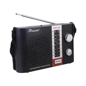 Mason supply MP3 music player with usb speaker am fm tv sw1-2 5 band radio