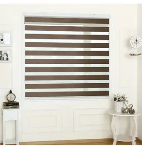 Stardeco Wholesale Manual High quality Window Day Night Reviews Blackout Cleaning Double Sheer Cordless Zebra Blinds Shade