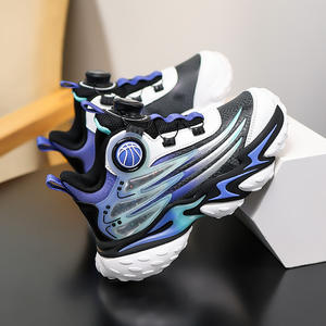 Chaussures de basketball montantes pour enfants 2026 – Baskets à lacets pour garçons, jeunes et grands enfants, avec empeigne en EVA et tissu extensible en maille – Collection Automne - Product Image 3