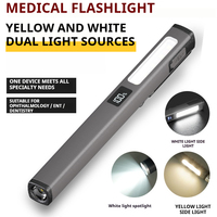 Lampe torche stylo rechargeable personnalisable avec lumière latérale COB, chargement USB, lampe torche portable pour réparation automobile, camping, urgence