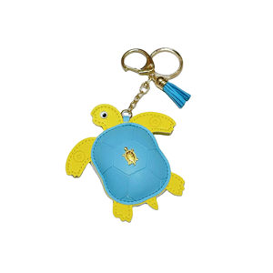 Llaveros de cuero PU con diseño de animales creativos (Dachshund, Tortuga), dijes para bolsos, accesorios para bolsos y etiquetas para equipaje - Product Image 4