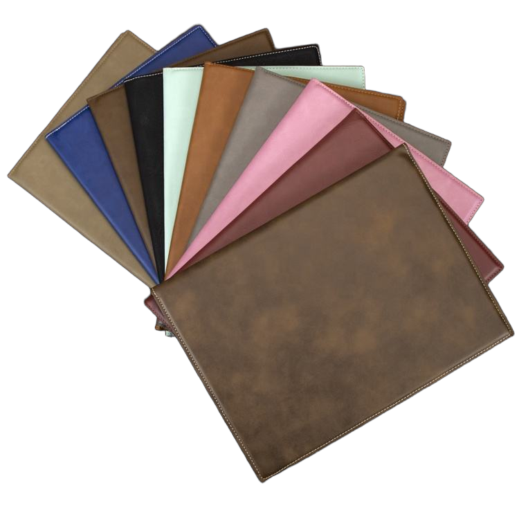 Professional Customizable Laser Engravable Leatherette Journal