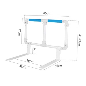 Elderly Get up Aids Disabled Safety Bed Hand Guard Gab bar Guardrail Armrest No Punch Bed Rails for Elderly Adults Safety - Product Image 5