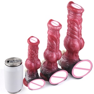 YOCY Nuevo Dildo Monstruo Lobo con Nudo, Tres Tamaños, Juguete Sexual Erótico de Fantasía, Silicona Líquida, Tamaño Pequeño, Cómodo para Mujeres - Product Image 3