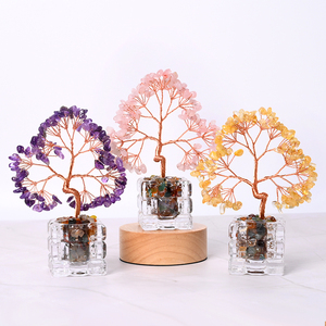 Árbol de Dinero de Cristal Curativo Mágico, Citrino, Amatista, Cuarzo Rosa, para Decoración del Hogar, Precio al por Mayor - Product Image 3