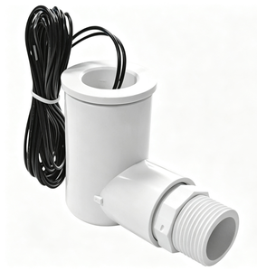 สวิตช์เซ็นเซอร์น้ำล้นแบบลอยตัว 24V AC สำหรับระบบ HVAC วัสดุ PVC พร้อมเกลียวขนาด 3/4 นิ้ว สำหรับถาดรองน้ำ พร้อมระบบแจ้งเตือนระดับน้ำ - Product Image 1