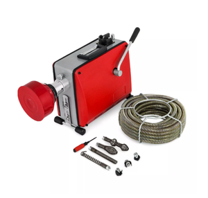 Macchina Elettrica per Pulizia Fognature e <span class=keywords><strong>Tubi</strong></span> di Scarico, Attrezzatura per Disintasare e Pulire le Tubature - Product Image 2