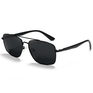 Gafas de sol polarizadas para hombres y mujeres, montura metálica, lentes negras UV400 TAC, gafas deportivas para conducir y pescar, tipo 3, gafas de sol - Product Image 1