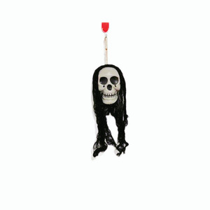 Decoración de Halloween: Pequeño colgante de esqueleto de gasa, colgante de fantasma, colgante de cabeza de fantasma, accesorio para casa embrujada - Product Image 6
