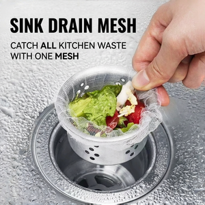 Kitchen Sink Strainer Stainless Steel Nylon <b>Drain</b> Filter For Food Waste Prevention Dishwashing Sink - Product Image 2