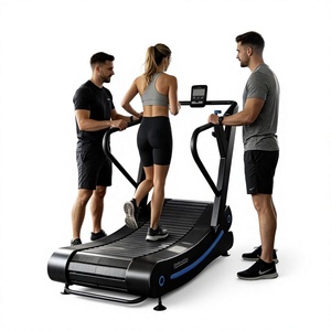 Caminadora Manual Curva de Bajo Consumo Energético con Resistencia Magnética, Protección para las Rodillas, Absorción de Impactos y Gravedad para Correr - Product Image 1
