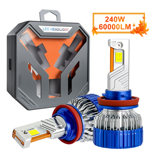 XA120 60000Lm 240W 4575 CSP Ampoule de phare LED de voiture automatique H7 Canbus Haute puissance LED H11 H1 H4 HB3 9005 HB4 9006 9012 Lumière LED - Product Image 1