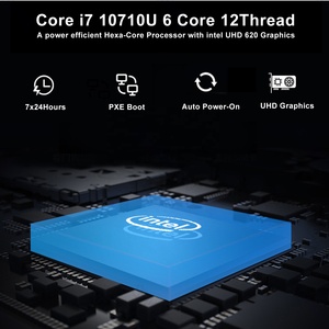 Fanless Mini Pc Core I3/I5/I7 Processor Windows 10/11 Linux Hd Dp 2rs232 Sata 3.0 Dual Band Wifi Bt Industriële Gaming Computer - Product Image 2