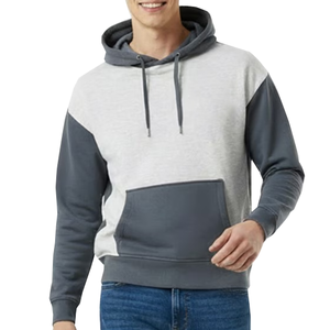 Men's Splicing Two Pieces Hoodie Men's Long Sleeves Hoodie Pullover High Quality Men's Hoodie - Product Image 3