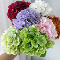Bunga Hydrangea Lateks Buatan Tangan Gaya Modern untuk Pernikahan Natal Halloween - Harga Grosir Pabrik
