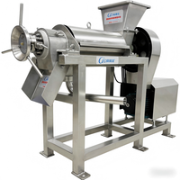 Extracteur de jus d'orange et machine à pulper industrielle commerciale à vis spirale pour fruits