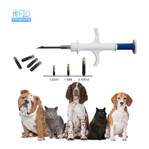 Micro-<span class=keywords><strong>puce</strong></span> d'identification pour animaux de compagnie 134,2 kHz FDX-B certifiée Icar, micro-<span class=keywords><strong>puce</strong></span> de petite taille pour chiens, chats et petits animaux - Product Image 2