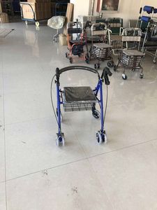 <span class=keywords><strong>Chariot</strong></span> <span class=keywords><strong>de</strong></span> courses pour adultes avec armerest, <span class=keywords><strong>trotteur</strong></span> en alliage d'aluminium stable, aide à la <span class=keywords><strong>marche</strong></span> pour personnes âgées, 4 roues - Product Image 2