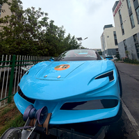 Dernier modèle de jet-car multicolore, jet-ski, bateau, embarcation rapide en fibre de verre 200 CV, OEM d'usine pour les opérations de divertissement aquatique