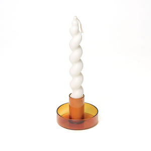 Bougeoir en verre rond minimaliste BECORA, porte-bougie conique pour mariages, Saint-Valentin et Noël - Product Image 4