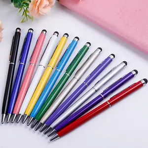 Ekran dokunmatik stylus plastik rulo tükenmez kalemler için