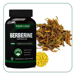 Ausreson Berberine Cápsulas OEM Berberine Hcl Hydrochloride Cápsulas Suplementos 1000mg 500 mg Berberine Cápsulas - Product Image 1