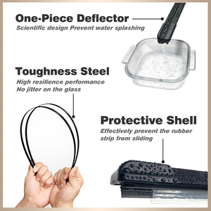 Tergicristallo 12 "posteriore lama tergicristallo e Set di bracci per <span class=keywords><strong>Toyota</strong></span> <span class=keywords><strong>Yaris</strong></span> 1999-2005 giapponese - Product Image 5