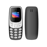 Teléfono Móvil Mini BM10 2G GSM Doble SIM en Espera, Baja Radiación, Teléfono de Botones Pequeño de Bolsillo, Teléfono de Respaldo Portátil