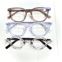 Nouvelle Collection 2026 – Monture de Lunettes Ronde en Acétate, Style Rétro Tendance, Confortable, Unisexe, Vente en Gros