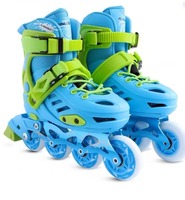 Patins à roulettes ajustables pour enfants, filles, garçons, adolescents, débutants avec roues lumineuses, patins à roulettes sûrs pour enfants
