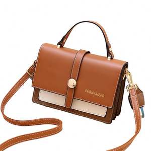 Factory Wholesale Ladies Color Block Underarm <b>Handbag</b> Fashion <b>Small</b> Square Crossbody Bag for <b>Women</b> - Product Image 3