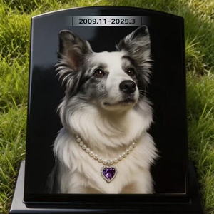 Lapide in Granito Naturale per Cani e Gatti, Design Moderno Personalizzato, Scultura Commemorativa in Pietra - Product Image 3