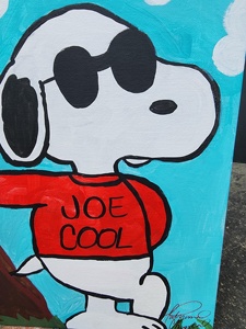 OEM ODM Présentoir en acrylique Snoopy Joe Fan Art Peinture Personnage de <span class=keywords><strong>bande</strong></span> <span class=keywords><strong>dessinée</strong></span> Peanuts - Product Image 5