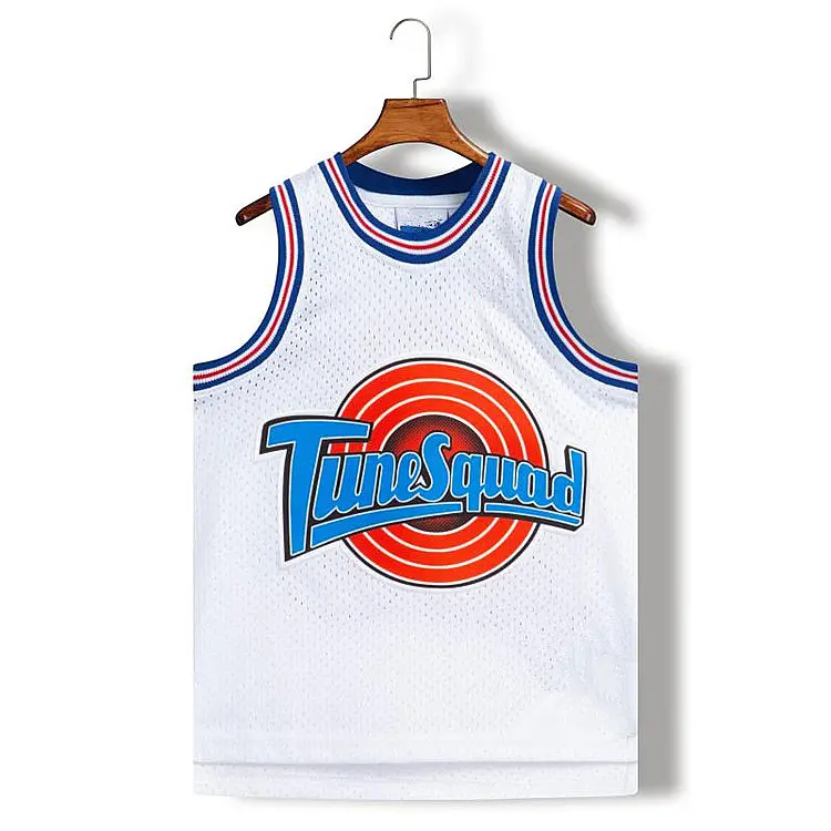 Camiseta de baloncesto para niños pequeños, color blanco 10 #1 #23, envío directo Uniforme de baloncesto para Niños #1/3
