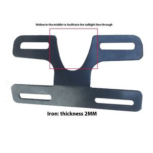 Nuevo soporte de luz trasera de vehículo eléctrico estándar nacional, marco de hierro, soporte para matrícula, accesorios para <span class=keywords><strong>bicicleta</strong></span> - Product Image 4