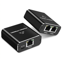 Splitter Jaringan Gigabit 1000Mbps RJ45 Merek OEM Cetakan Pribadi Kabel Ethernet Paduan Aluminium PC dengan Driver Plug and Play