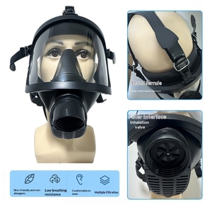 <span class=keywords><strong>Masque</strong></span> à gaz industriel MF14 de haute qualité, respirateur facial complet réutilisable avec protection anti-chimique et anti-buée pour la peinture et la sécurité minière - Product Image 5