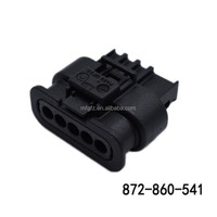 Connecteurs automobiles à bas prix 872-860-541 Pa66 Gf25 Contact en cuivre Connecteurs de prise automobile 12V 12A