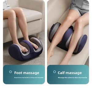 Appareil de massage des pieds et des mollets chauffant électrique avec rouleaux, vibration et shiatsu - Product Image 5