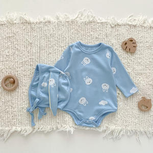 Body in cotone all'ingrosso senza tariffa vestiti per bambini vestiti per neonati pagliaccetto per neonati set di vestiti per neonati 0-3 mesi per il ragazzo - Product Image 6