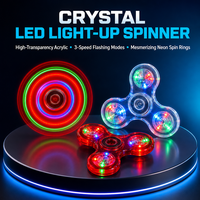 Toupie anti-stress métallique tendance, nouveauté, jouet de bureau, motif arc-en-ciel réaliste, sensation de compression, fidget spinner