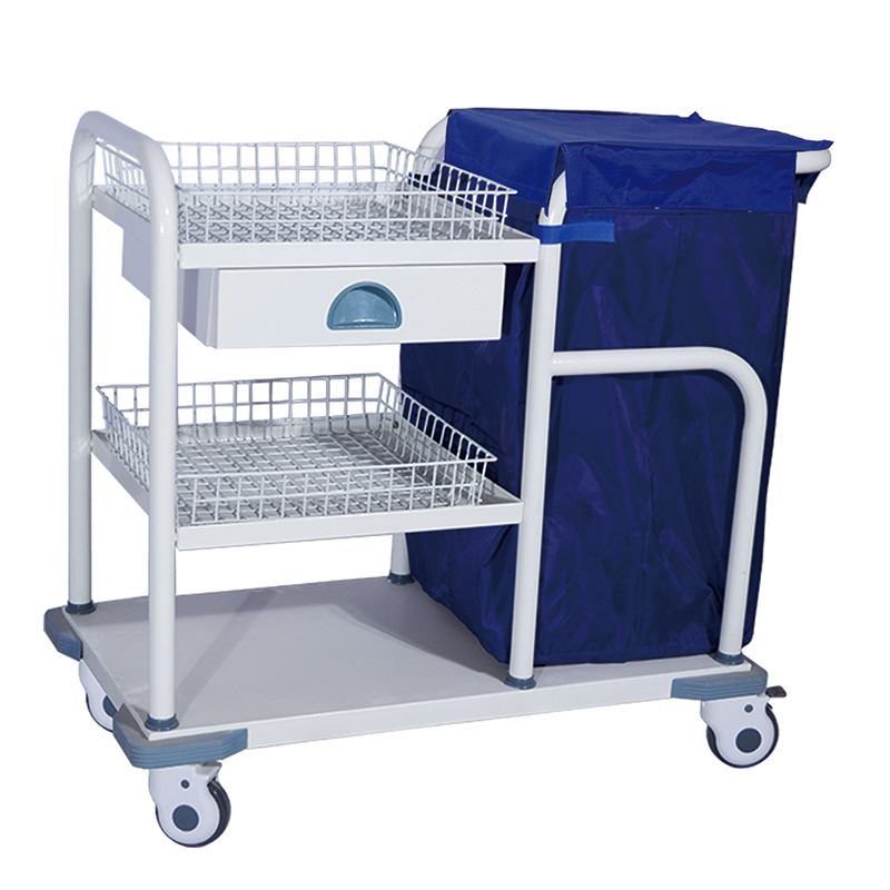MN-LT008 Hospital Linen Trolley for Dirty Clothes Medical Trash Cart