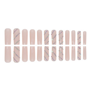 Venta caliente tubo <span class=keywords><strong>de</strong></span> agua largo europeo y americano tono <span class=keywords><strong>de</strong></span> piel <span class=keywords><strong>de</strong></span> <span class=keywords><strong>uñas</strong></span> falsas diamante brillante <span class=keywords><strong>uñas</strong></span> postizas <span class=keywords><strong>uñas</strong></span> portátiles - Product Image 4