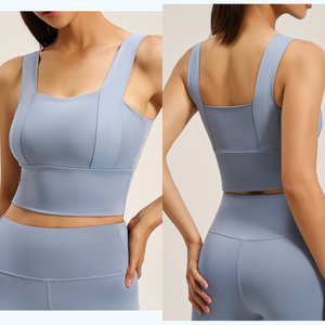 Soutien-gorge de yoga réversible respirant et absorbant les chocs haute résistance, style débardeur, pour femmes, idéal pour le sport et le fitness transfrontalier - Product Image 4