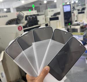 ฟิล์มกระจกนิรภัยกันรอยนิ้วมือ กันน้ำ 9H ป้องกันการสอดแนม สำหรับ 12/13/14/15 <span class=keywords><strong>Pro</strong></span> แบบ 4 ทิศทาง 360 องศา - Product Image 4