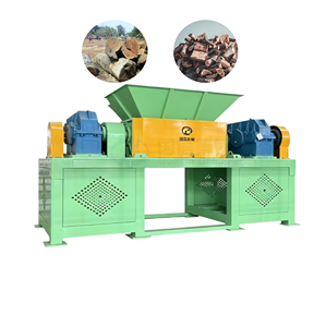 Broyeur à double arbre OEM de haute qualité, faible bruit, pour bûches, déchets de bois et planches. - Product Image 1