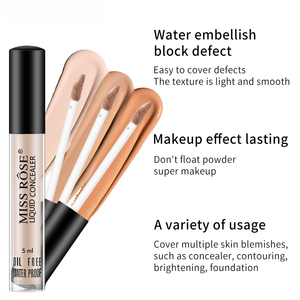<span class=keywords><strong>MISS</strong></span> ROSE 9 colore correttore Mini fondotinta liquido riparazione copre le imperfezioni dei segni dell'acne illumina la pelle 5ml - Product Image 5
