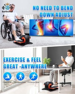 Elliptique d'appartement pour usage domestique, appareil d'exercice des jambes pour seniors, vélo elliptique portable sous le bureau, pédalier d'exercice pour seniors - Product Image 4